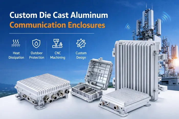 Custom Die Cast Aluminum Commu